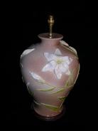 Lily temple jar lamp